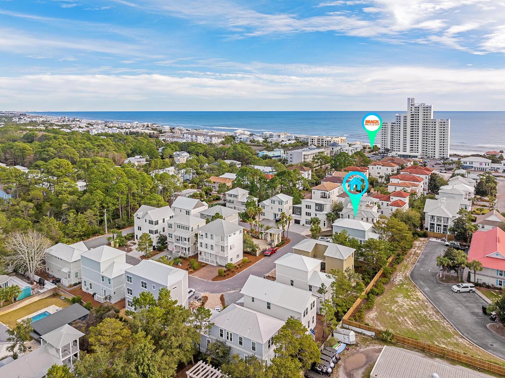Shellabrate Good Times A Brand New Home For 2024 Only 3 Blocks To The Beach With Community Pool Santa Rosa Beach Eksteriør billede